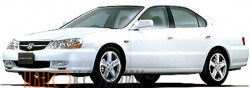 Автомобильные коврики ЭВА (EVA) для Honda Inspire III правый руль (UA) 1998-2003 