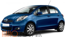 Автомобильные коврики ЭВА (EVA) для Toyota Yaris II хэтчбек 5дв (XP90) 2005-2009 