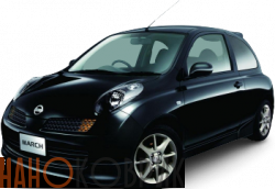 Автомобильные коврики ЭВА (EVA) для Nissan March III правый руль (3дв) (K12) 2002-2010 