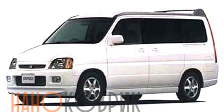 Автомобильные коврики ЭВА (EVA) для Honda Stepwgn I правый руль (5 мест) 1996-2001 