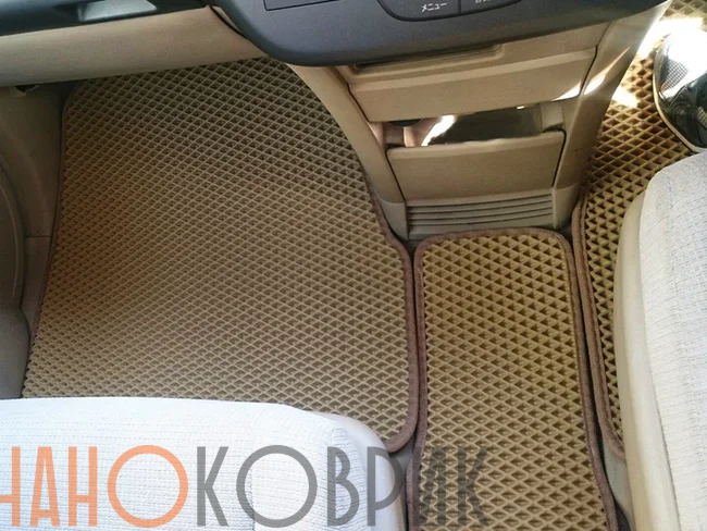 Автомобильные коврики ЭВА (EVA) для Honda Stepwgn III правый руль (7 мест) 2005-2009 