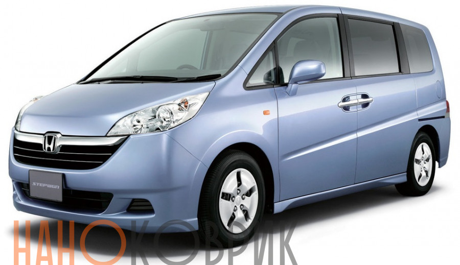 Автомобильные коврики ЭВА (EVA) для Honda Stepwgn III правый руль (7 мест) 2005-2009 