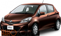 Автомобильные коврики ЭВА (EVA) для Toyota Vitz III правый руль (5дв 4WD) (XP130) 2010-2016 