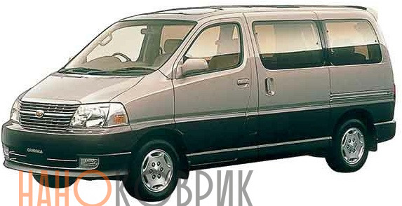 Автомобильные коврики ЭВА (EVA) для Toyota Granvia I правый руль (xH10 2-й рестайлинг) 1999-2001 