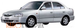 Автомобильные коврики ЭВА (EVA) для Hyundai Accent II седан 1999-2012 