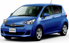 Toyota Ractis II правый руль (P120 2WD) 2010-2016
