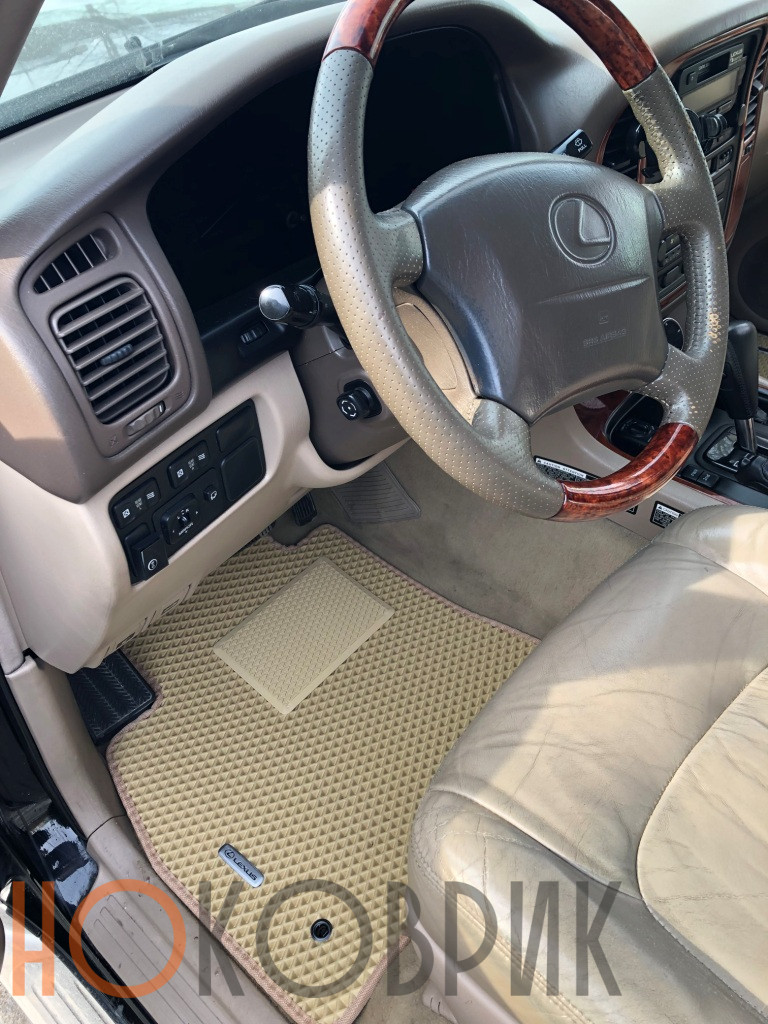Автомобильные коврики ЭВА (EVA) для Lexus LX470 II (J100 5 мест) 1998-2007 