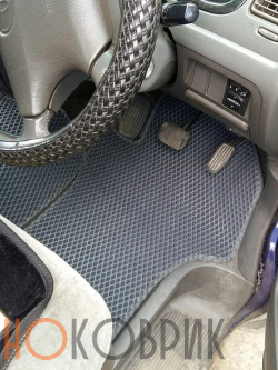 Автомобильные коврики ЭВА (EVA) для Toyota Town Ace Noah V правый руль (4WD) (2 ряд сидений цельный) 1996-2001 