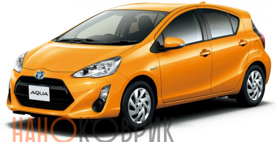 Автомобильные коврики ЭВА (EVA) для Toyota Aqua I правый руль (P10) 2011- 