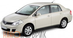 Автомобильные коврики ЭВА (EVA) для Nissan Tiida Latio I правый руль седан (C11) 2004-2014 