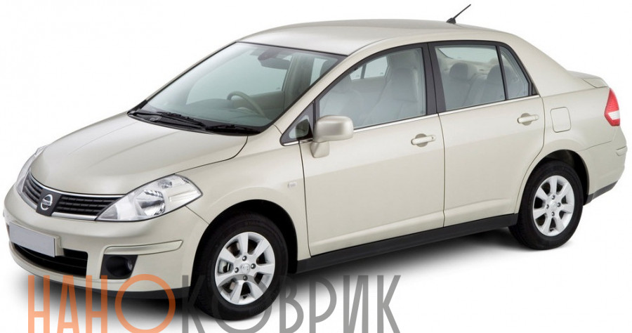 Автомобильные коврики ЭВА (EVA) для Nissan Tiida Latio I правый руль седан (C11) 2004-2014 