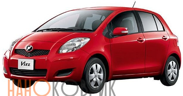 Автомобильные коврики ЭВА (EVA) для Toyota Vitz II правый руль (5дв 4WD) (XP90) 2005-2010 