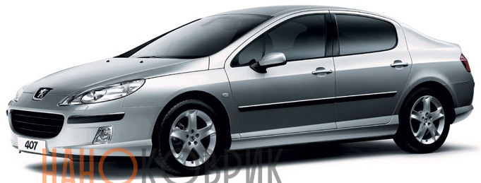 Автомобильные коврики ЭВА (EVA) для Peugeot 407 I седан 2004-2011 