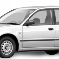 Автомобильные коврики ЭВА (EVA) для Nissan Avenir I правый руль (W10 4WD) 1990-1999 
