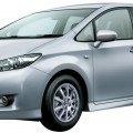 Автомобильные коврики ЭВА (EVA) для Toyota Wish II правый руль (XE20 2WD) (7 мест) 2009-2012 