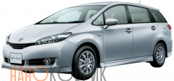 Автомобильные коврики ЭВА (EVA) для Toyota Wish II правый руль (XE20 2WD) (7 мест) 2009-2012 