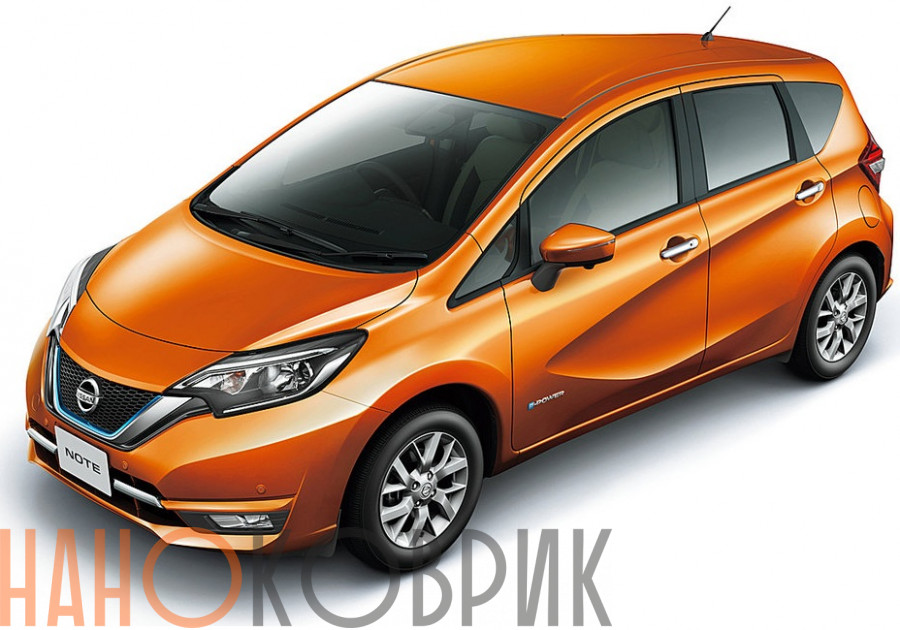 Автомобильные коврики ЭВА (EVA) для Nissan Note II правый руль (NE12 гибрид 2WD)  2016- 
