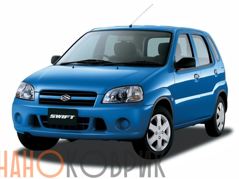 Автомобильные коврики ЭВА (EVA) для Suzuki Swift I правый руль 5 дв 2000-2004 