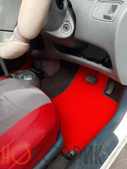Автомобильные коврики ЭВА (EVA) для Toyota Vitz I правый руль (XP10 5дв 4WD) 1999-2005 