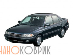 Автомобильные коврики ЭВА (EVA) для Toyota Carina VII правый руль (T210) 1996-2001 