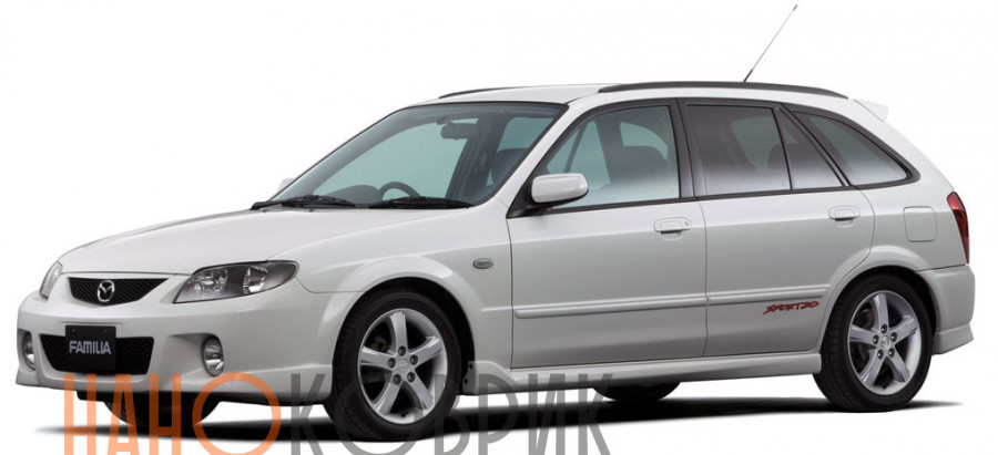 Автомобильные коврики ЭВА (EVA) для Mazda Familia S-Wagon VIII правый руль универсал (BJ 4WD) 1998-2003 