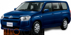 Автомобильные коврики ЭВА (EVA) для Toyota Probox II правый руль (4WD XP50) 2014- 