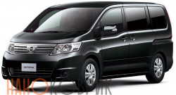 Автомобильные коврики ЭВА (EVA) для Nissan Serena III правый руль (C25) 2005-2010 