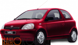 Автомобильные коврики ЭВА (EVA) для Toyota Yaris I хэтчбек 5дв (XP10) 1999-2005 