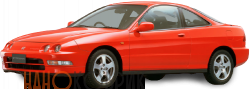 Автомобильные коврики ЭВА (EVA) для Honda Integra III правый руль (купе) 1993-2000 