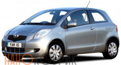 Автомобильные коврики ЭВА (EVA) для Toyota Yaris II хэтчбек 3дв (XP90)  2005-2009 